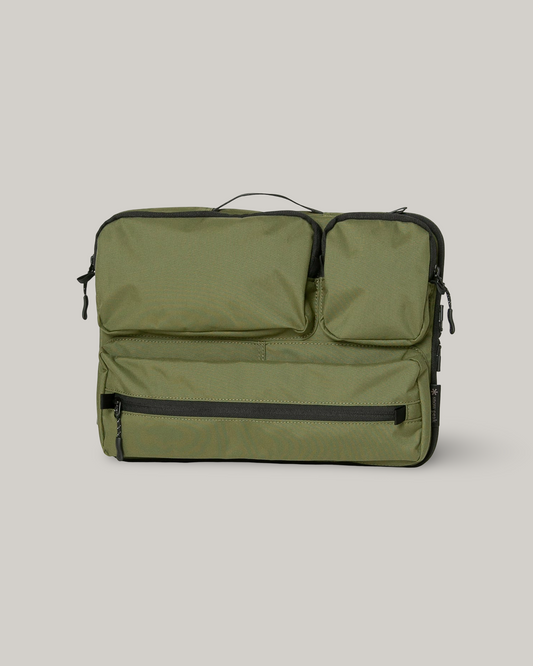 SNOW PEAK EVERYDAY USE LAPTOP CASE - OLIVE