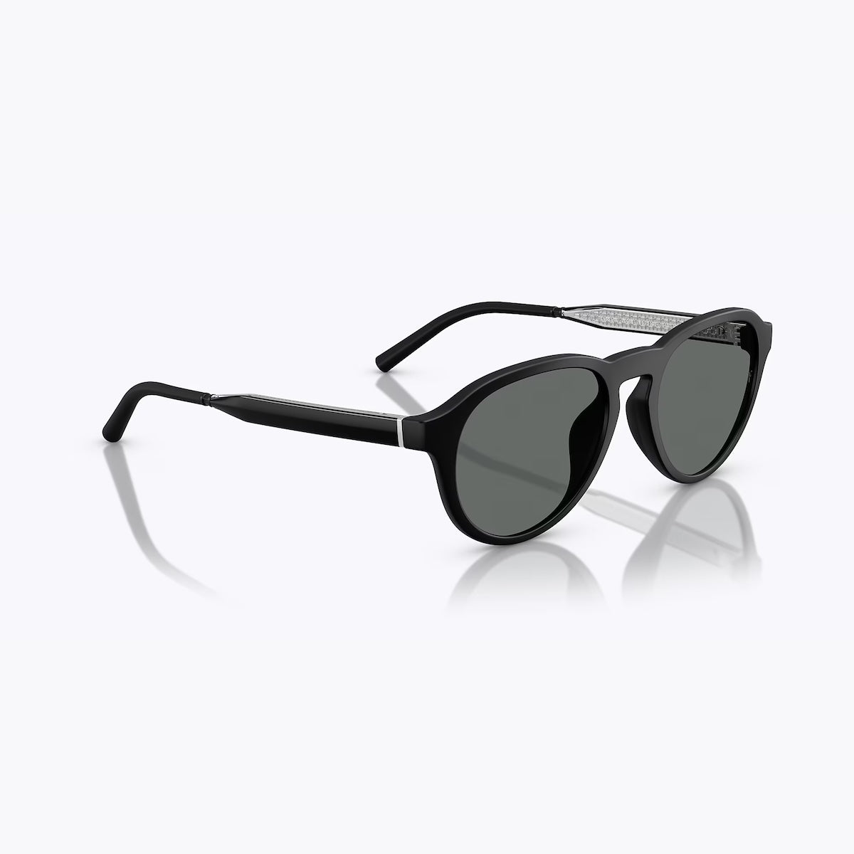 OLIVER PEOPLES R-8 SEMI MATTE BLACK W/GREY POLAR