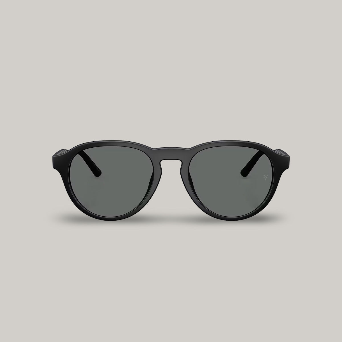 OLIVER PEOPLES R-8 SEMI MATTE BLACK W/GREY POLAR