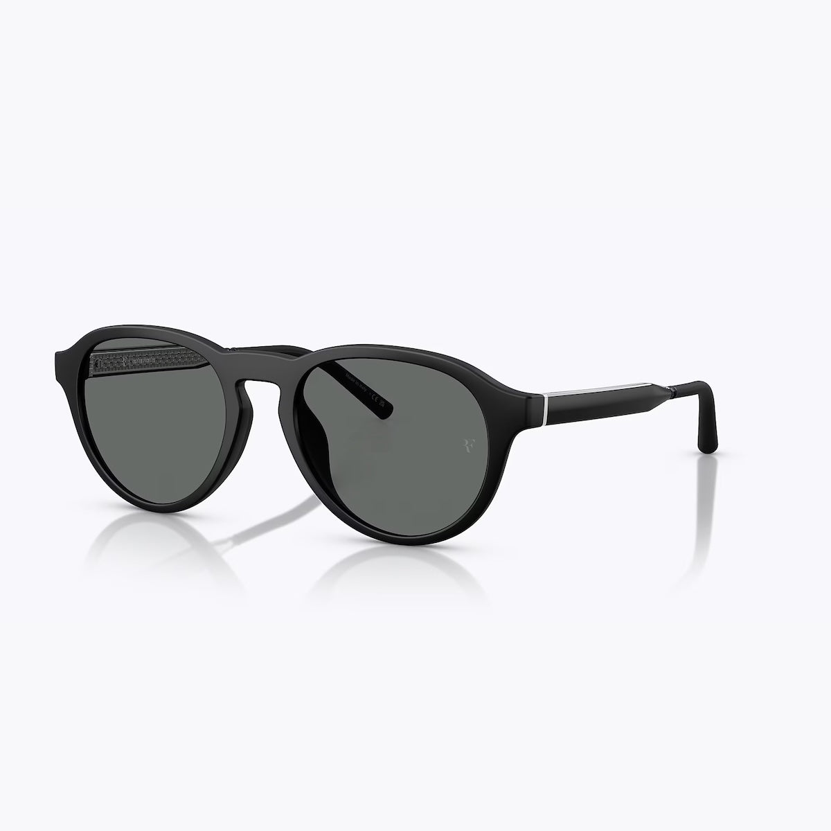 OLIVER PEOPLES R-8 SEMI MATTE BLACK W/GREY POLAR