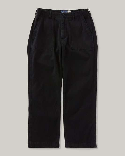 BLUE BLUE JAPAN COTTON TENCEL TWILL FATIGUE PANTS - INDIGO