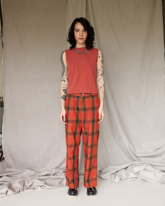 W'MENSWEAR TANK - SIENNA BROWN