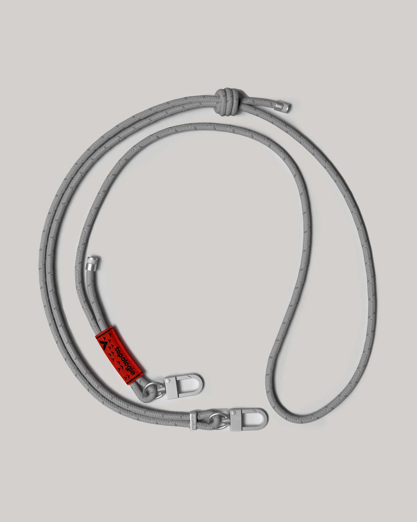 TOPOLOGIE 6.0MM ROPE STRAP SLATE REFLECTIVE