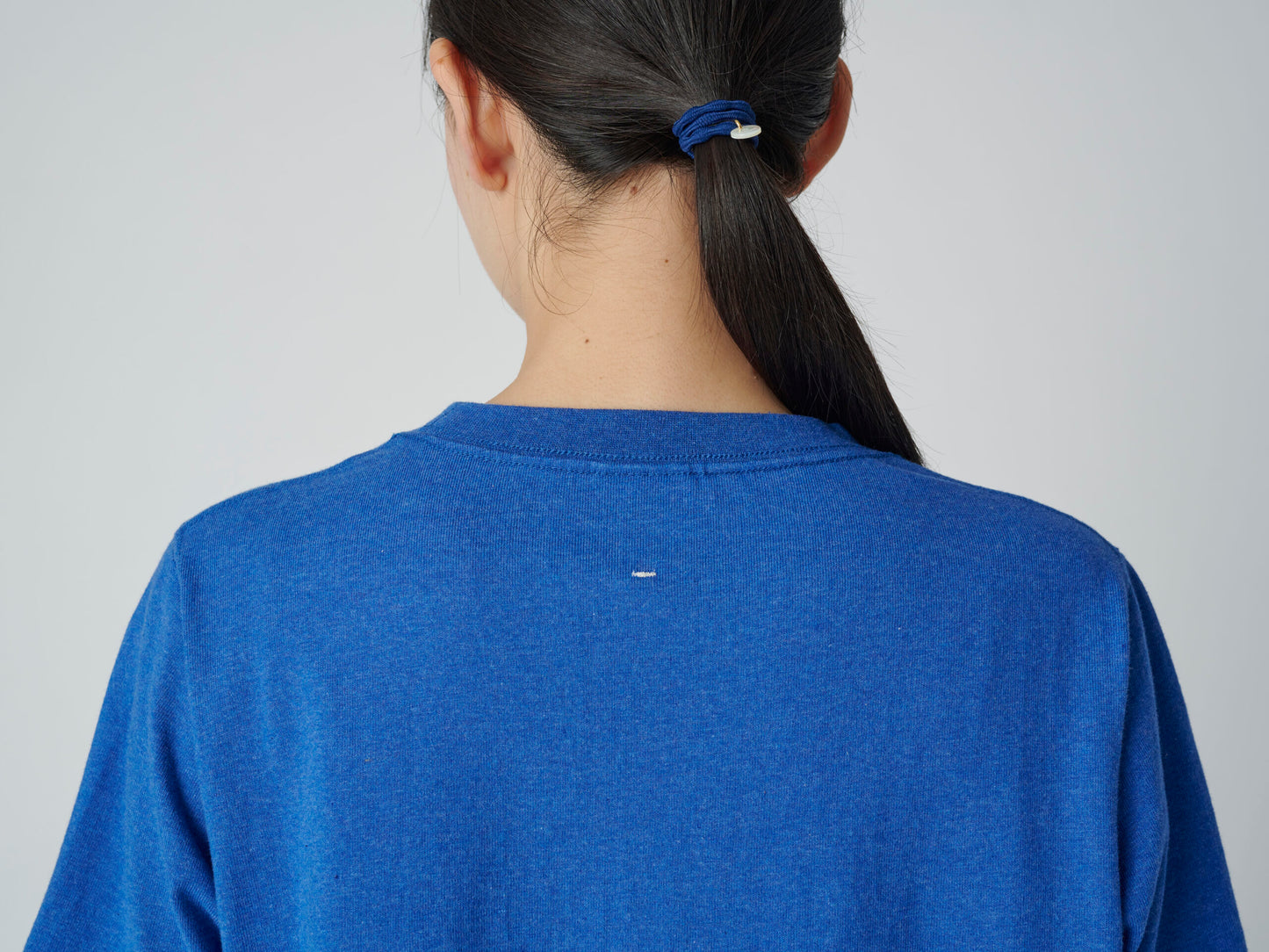SNOW PEAK RECYCLED COTTON HEAVY DRESS - BLUE