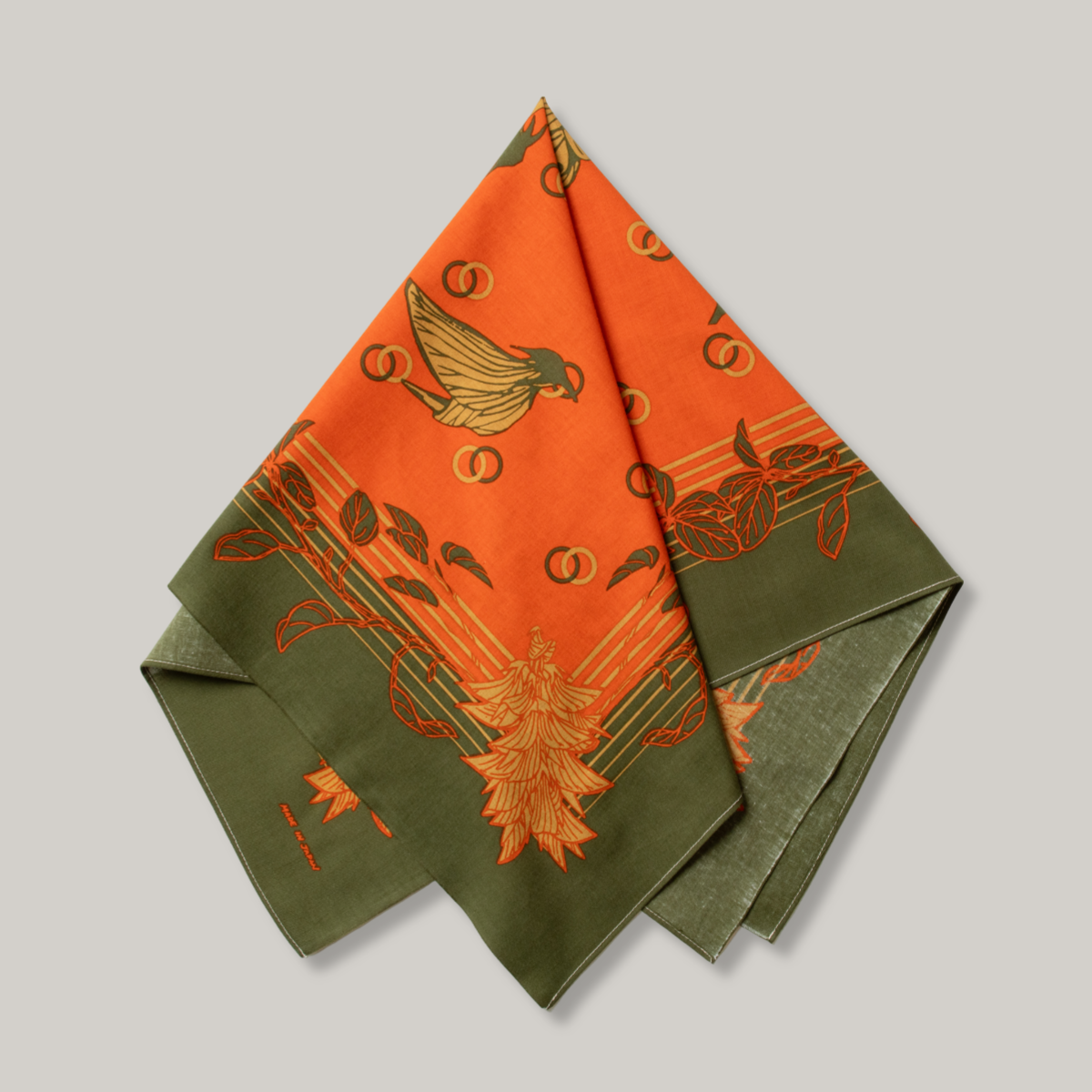 ONE EAR BRAND x PPHH "PARROT PEA" BANDANA - LEGUME