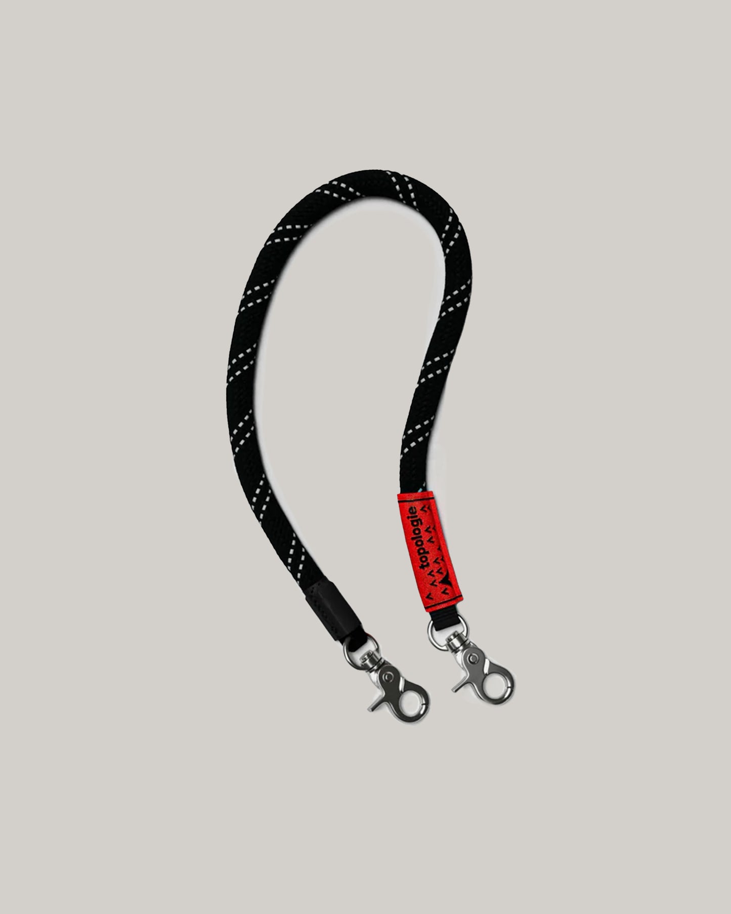 TOPOLOGIE 10MM WRIST STRAP BLACK REFLECTIVE