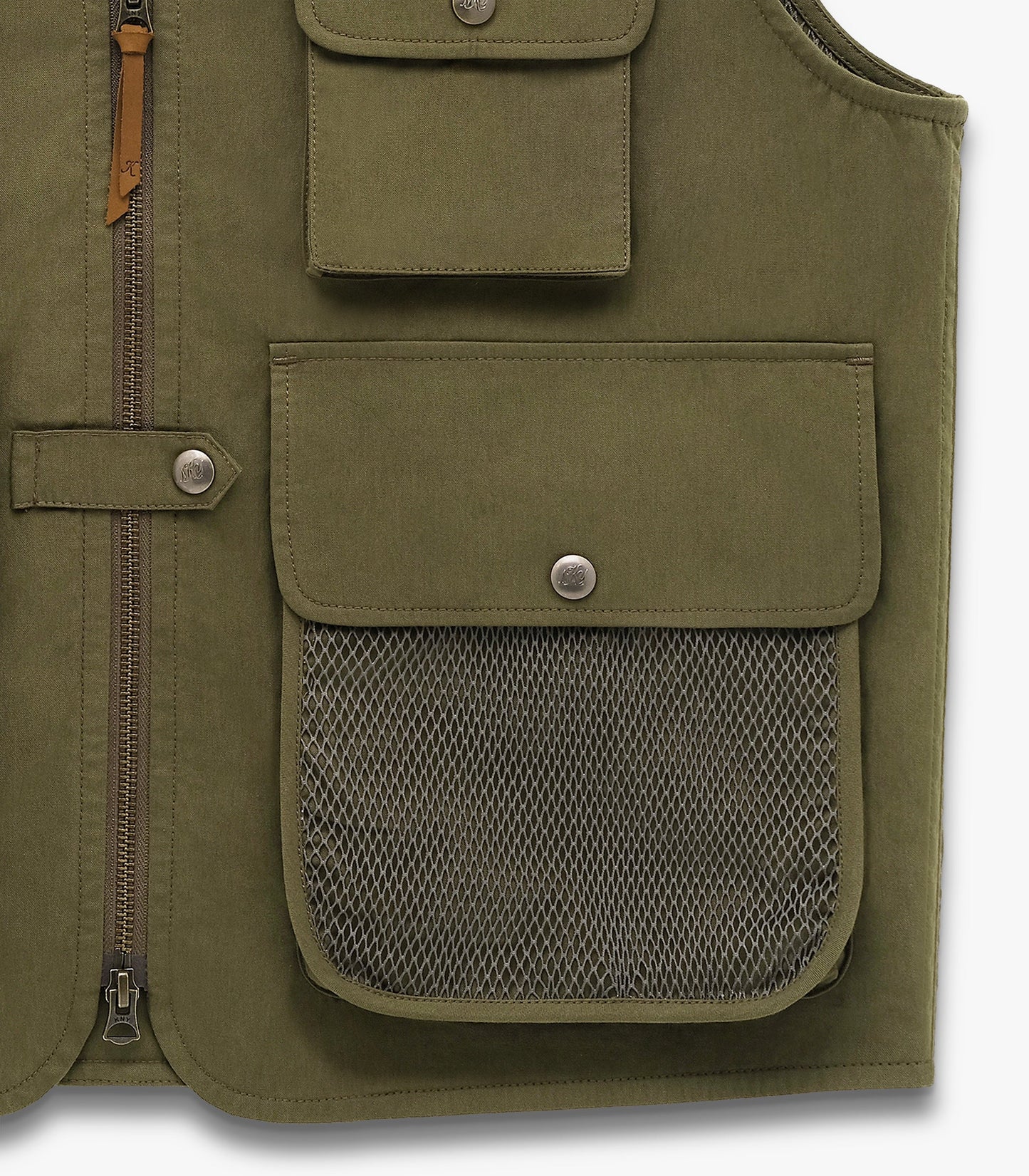 KNICKERBOCKER JOE GREER CAMERA VEST - OLIVE