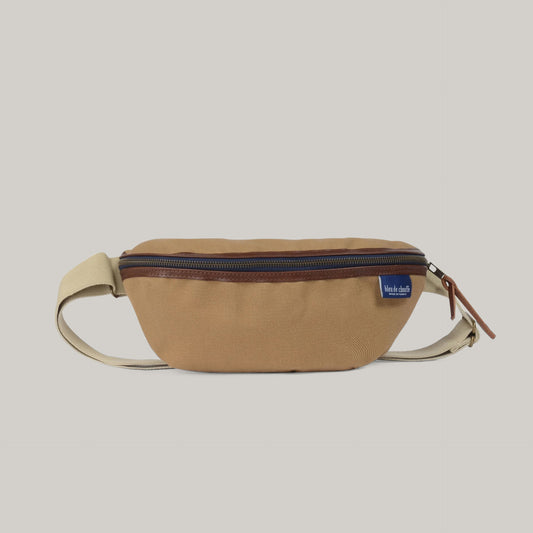 BLEU DE CHAUFFE NEW BEAT BELT BAG - CAMEL