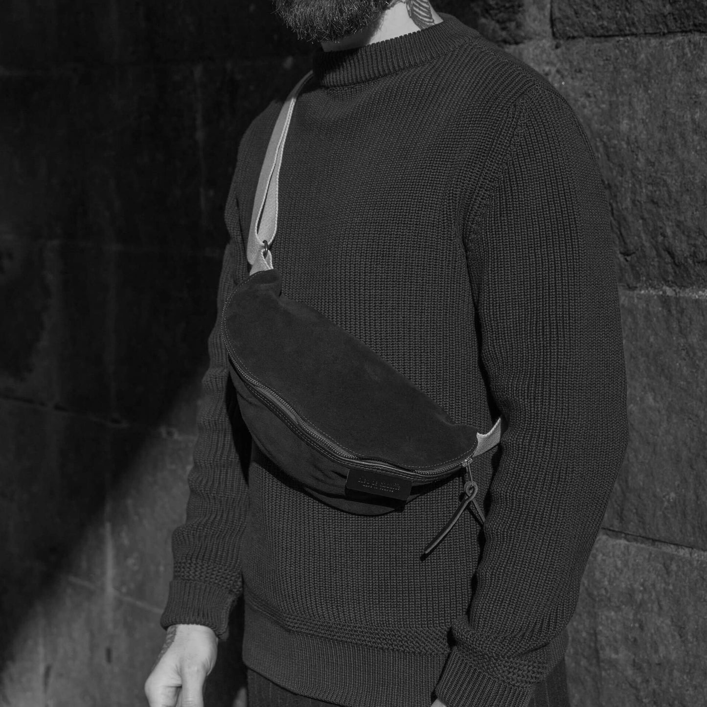 BLEU DE CHAUFFE NEW BEAT BELT BAG - CAMEL