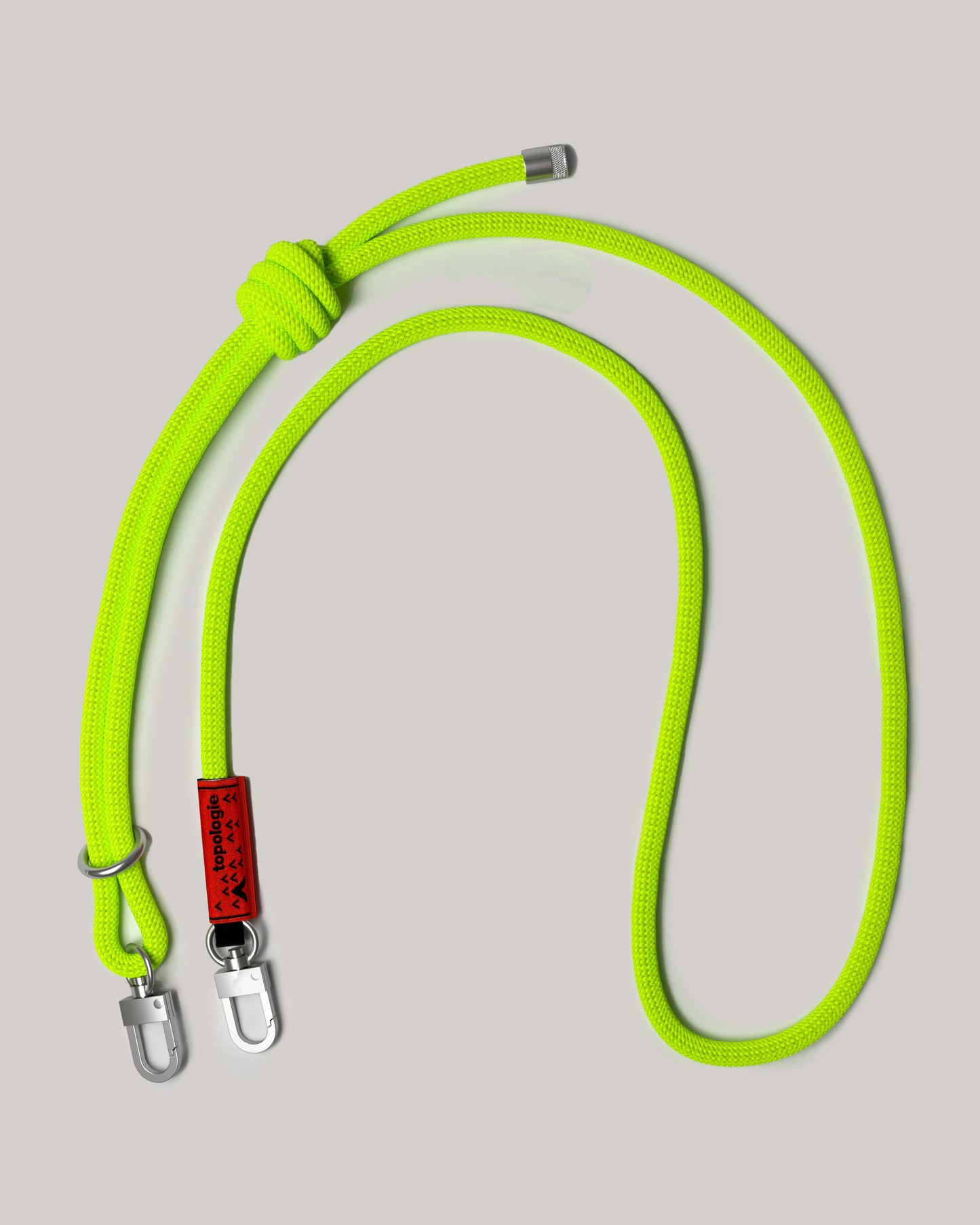 TOPOLOGIE 8.0MM ROPE STRAP NEON YELLOW SOLID
