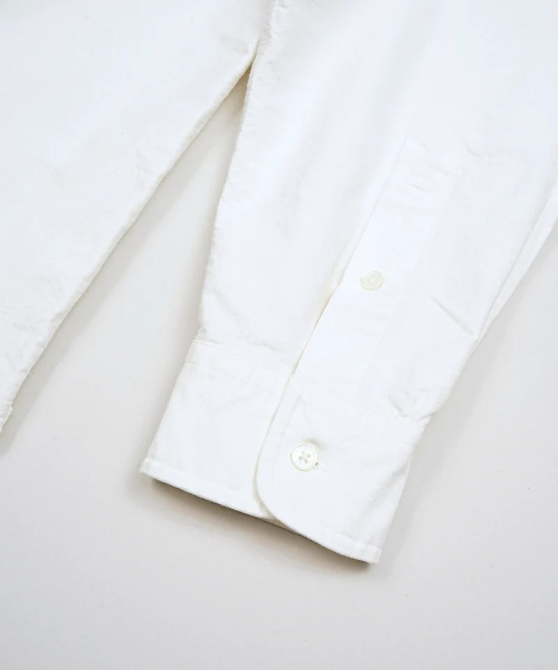 NIGEL CABOURN MAINLINE BRITISH OFFICER SHIRT TYPE2 OX - WHITE