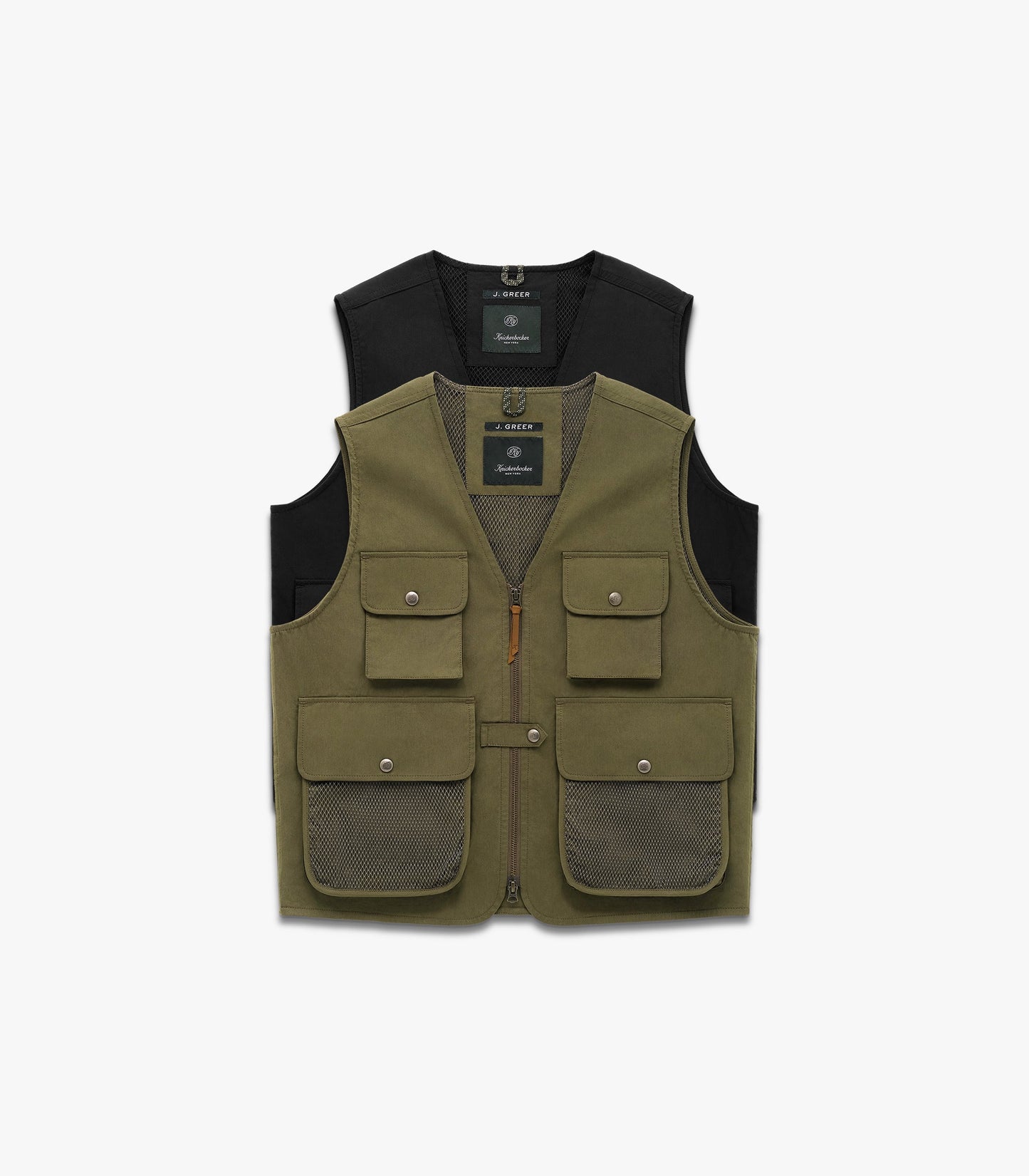 KNICKERBOCKER JOE GREER CAMERA VEST - OLIVE