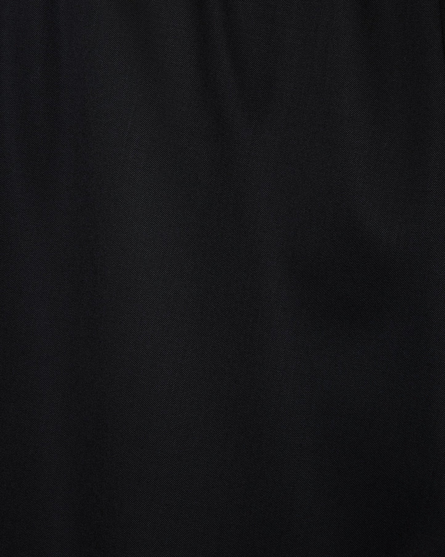 MARKAWARE WOOL GABARDINE TRIPLE PLEATED EASY TROUSERS - BLACK