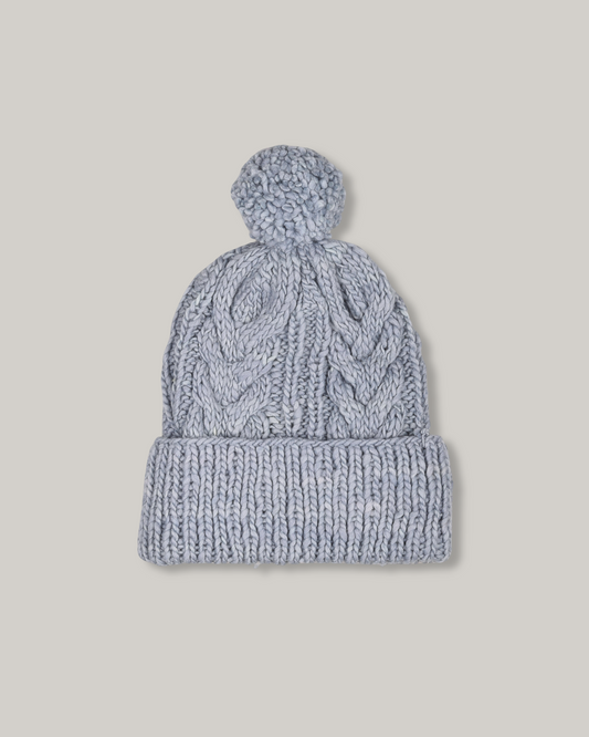 CHAMULA DOUBLE CUFF FISHERMAN CAP - LT. INDIGO