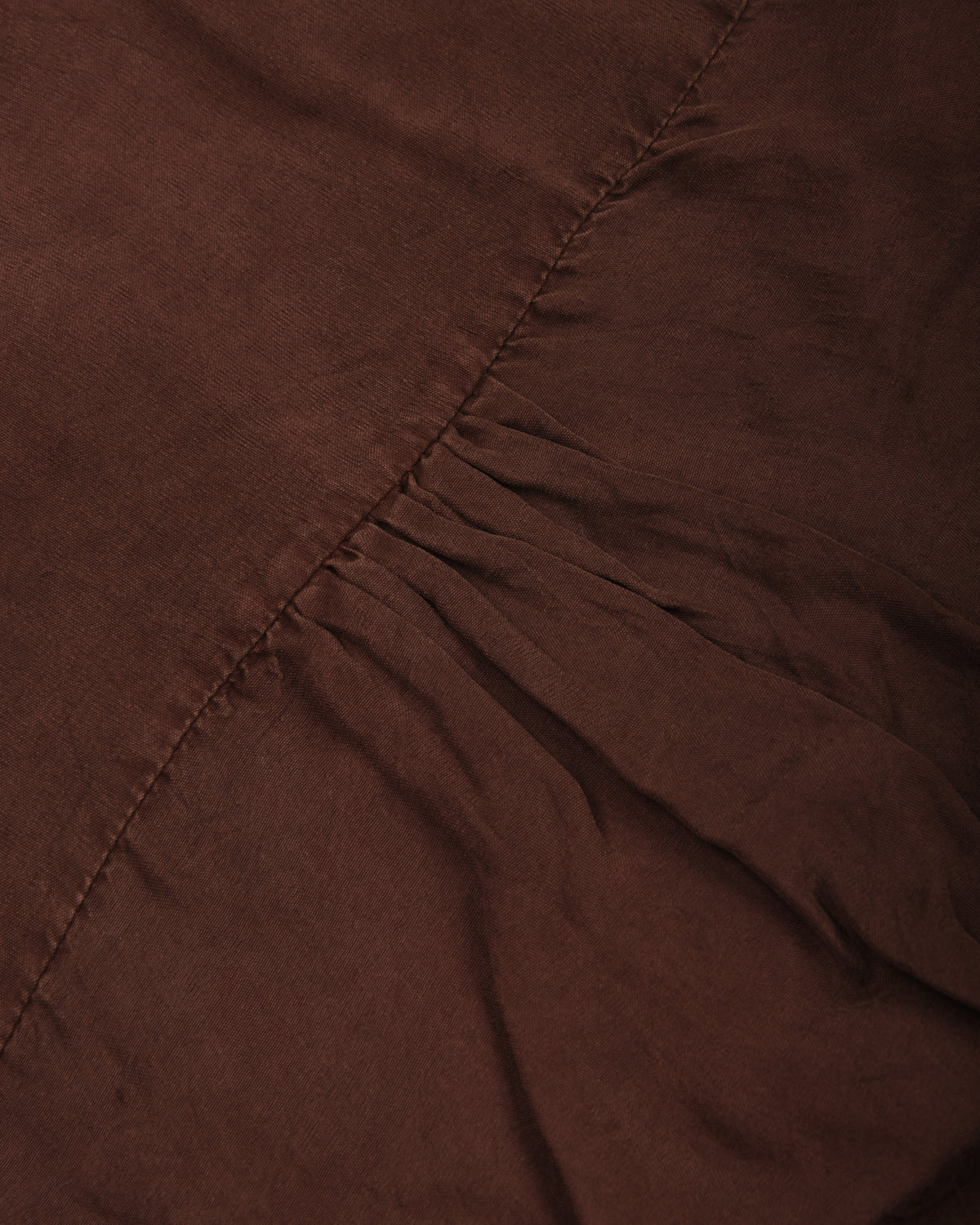 11.11 FINE SILK LOVERS SHIRT - BURNT UMBER