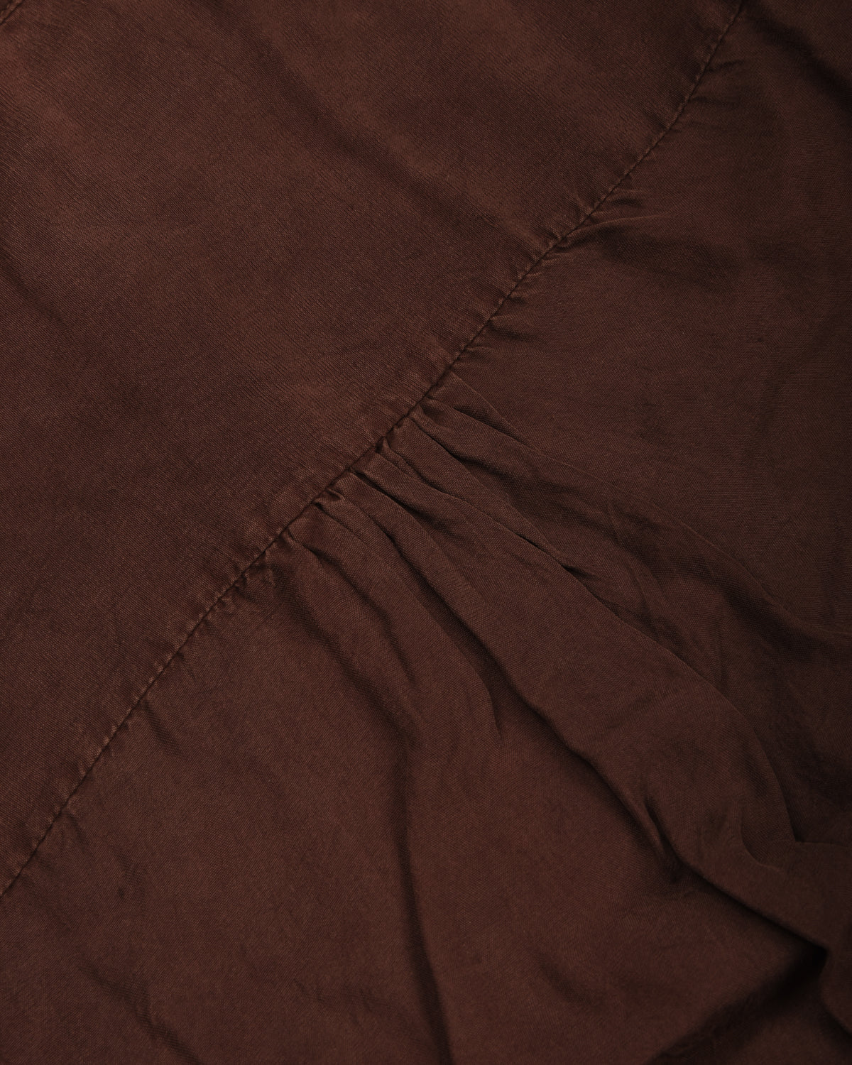 11.11 FINE SILK LOVERS SHIRT - BURNT UMBER