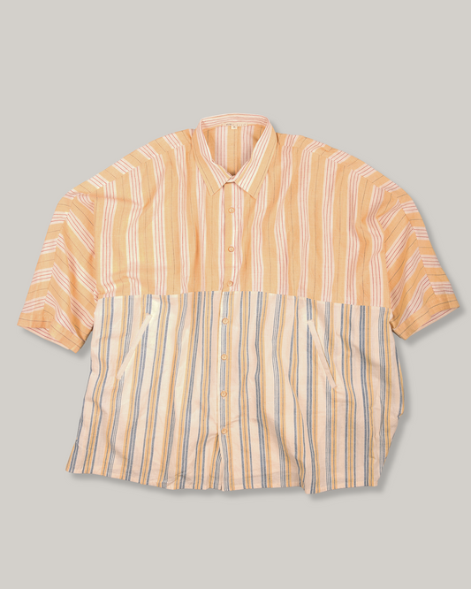 11.11 UNISEX SHIRT - MANGO YELLOW STRIPE