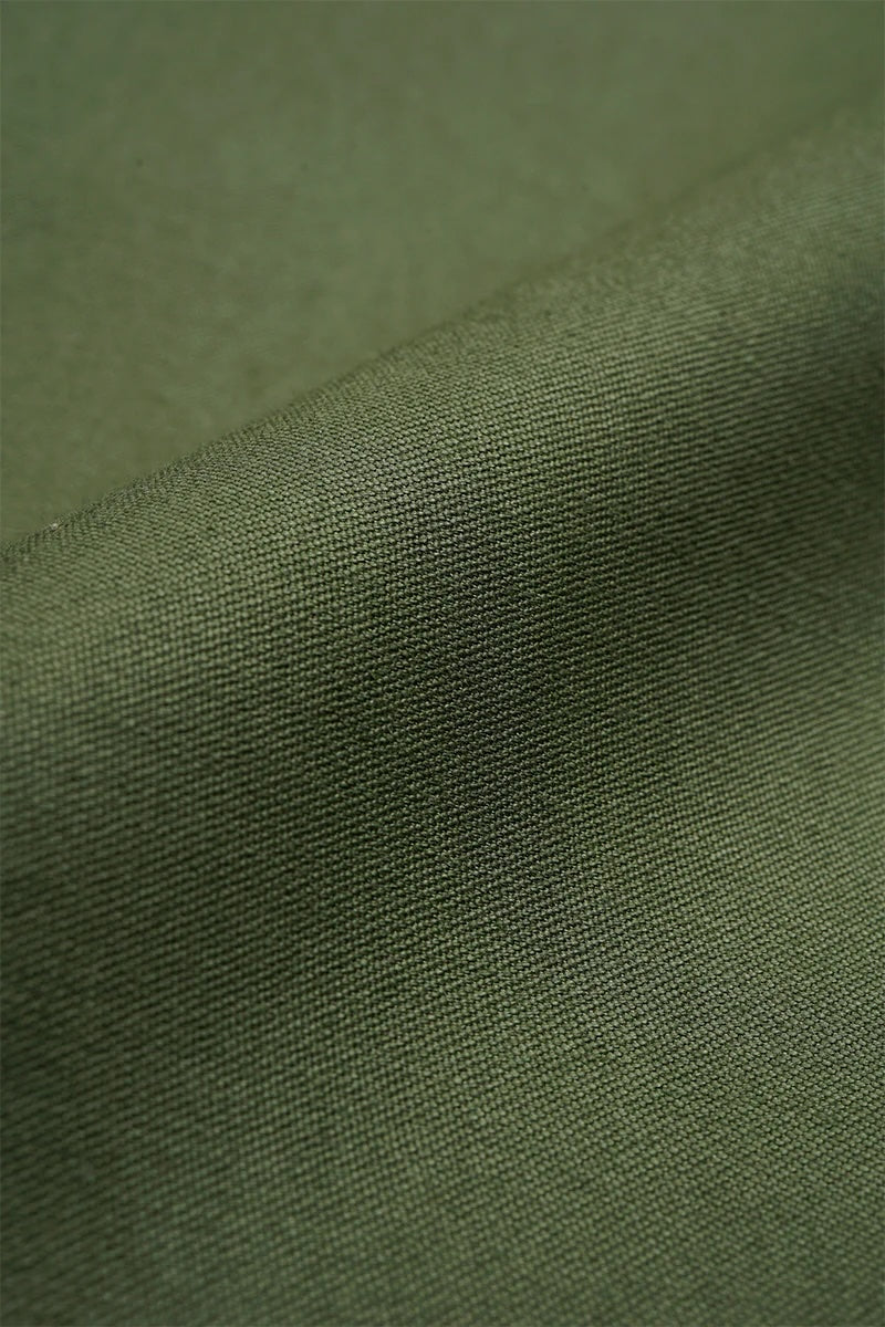 NIGEL CABOURN WOMEN'S MAINLINE WIDE BAKER PANTS - GREEN