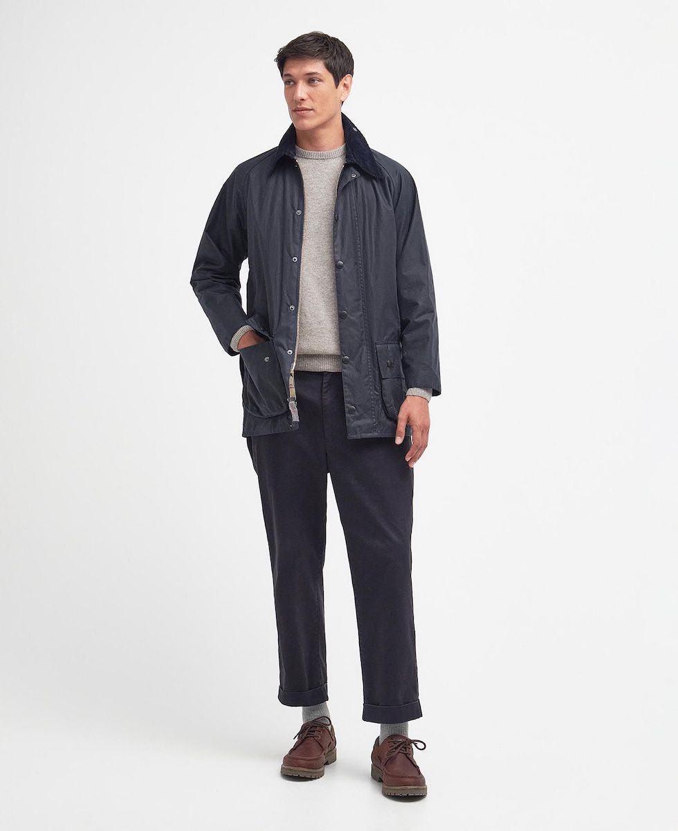 BARBOUR BEAUFORT JACKET - NAVY