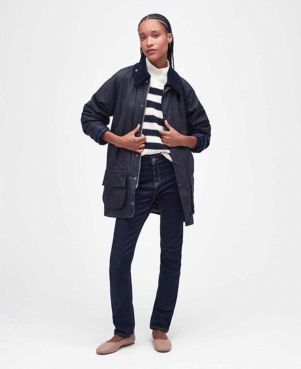 BARBOUR BEAUFORT JACKET - NAVY