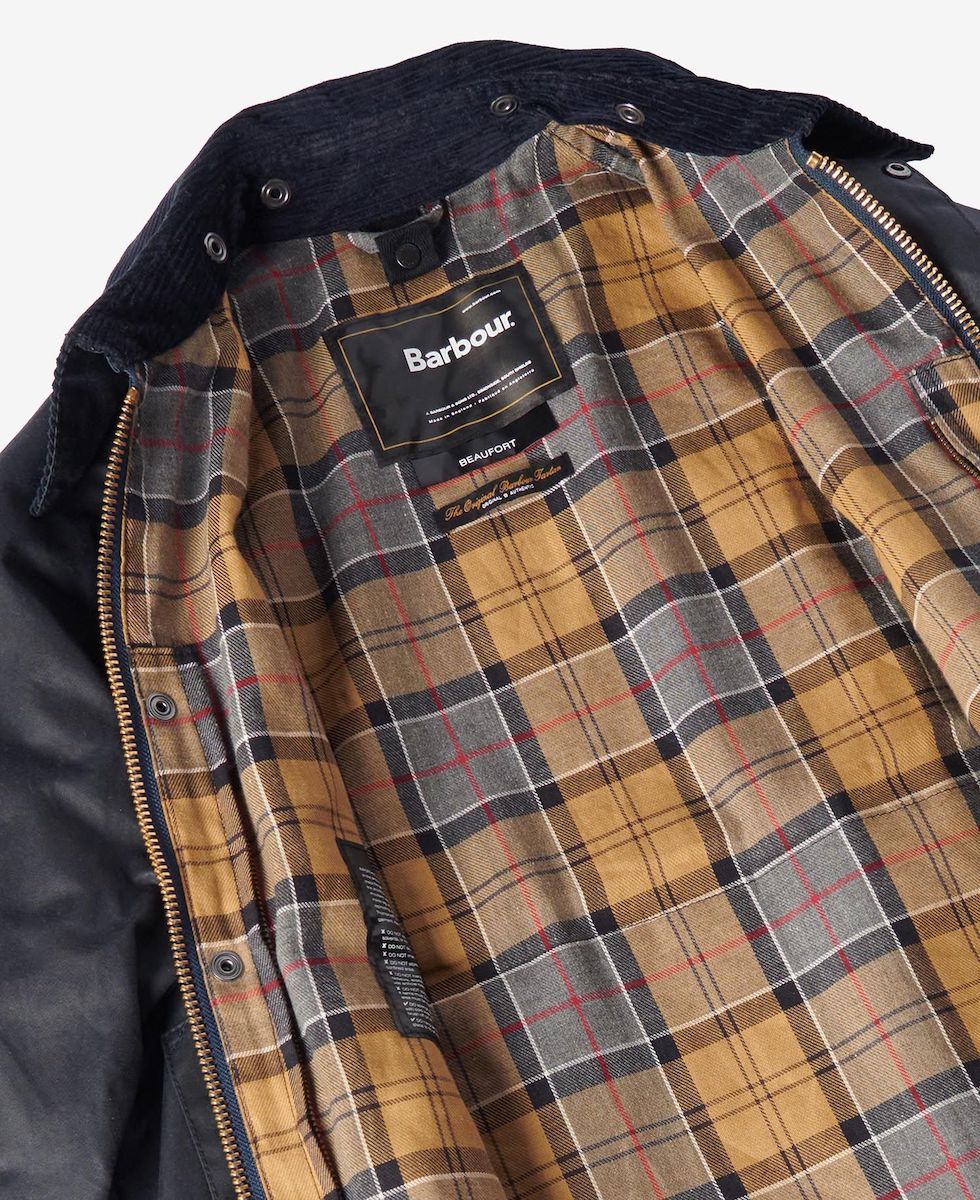 BARBOUR BEAUFORT JACKET - NAVY