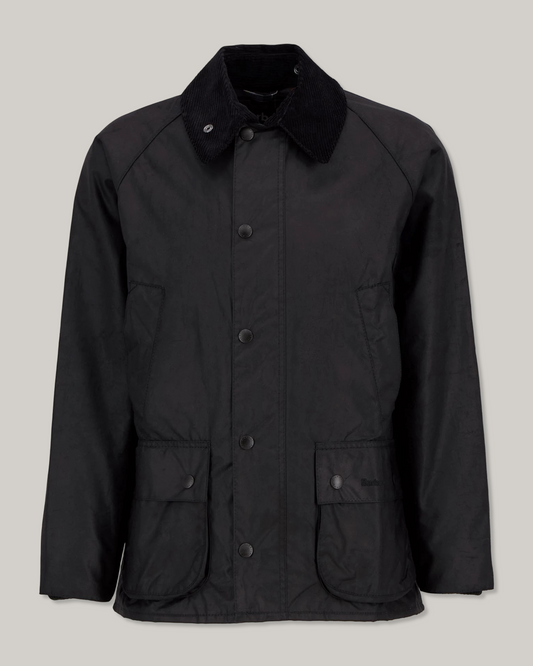 BARBOUR BEDALE WAX JACKET - BLACK