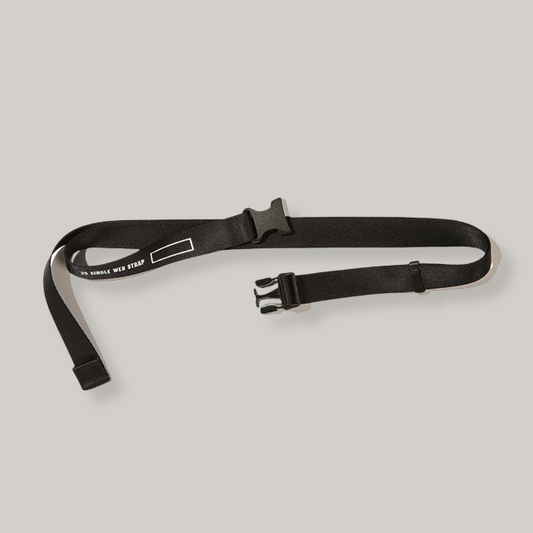BLANKOF SINGLE WEB STRAP - BLACK