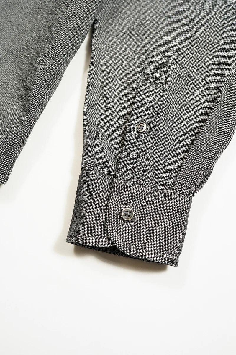 NIGEL CABOURN MAINLINE BRITISH OFFICERS SHIRT - BLACK