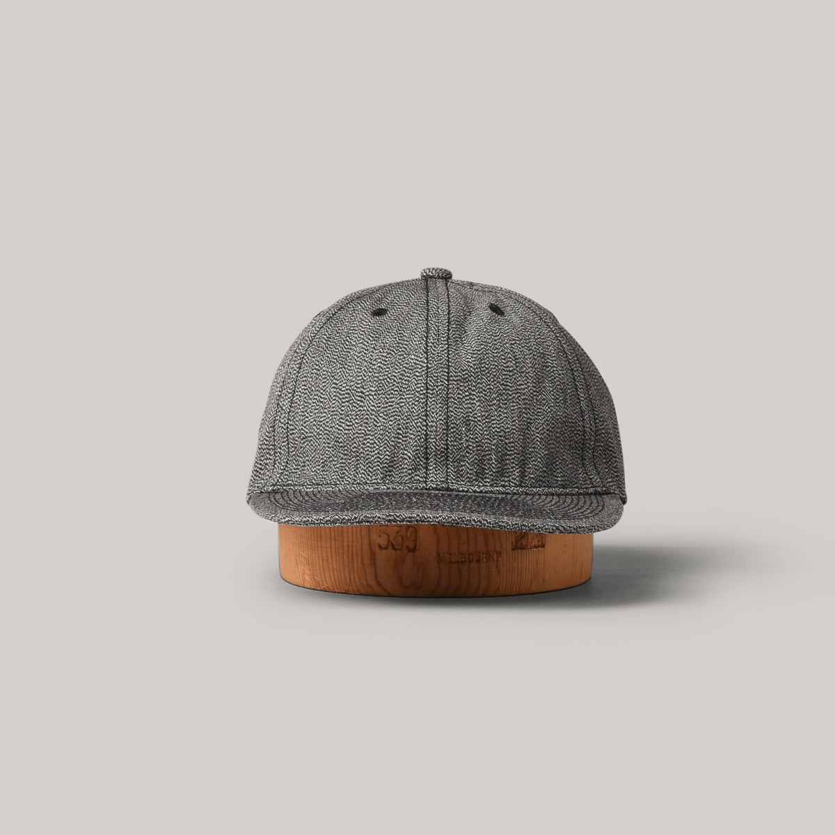 POTEN TWISTED MOKUME CHAMBRAY CAP - BLACK