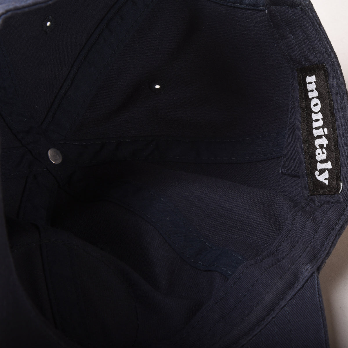 MONITALY GOLF DAD HAT W/ AVOCADO PATCH - NAVY