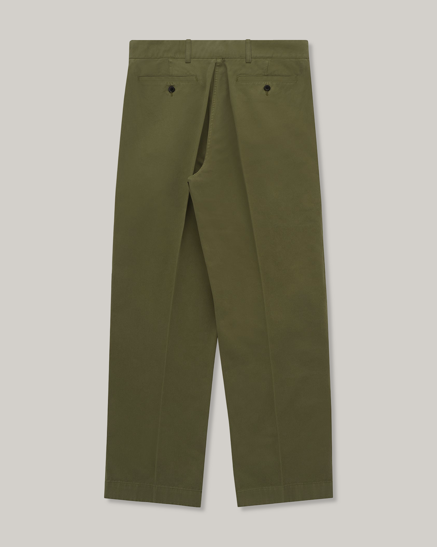 KNICKERBOCKER CANAL PLEATED TWILL PANT - OLIVE