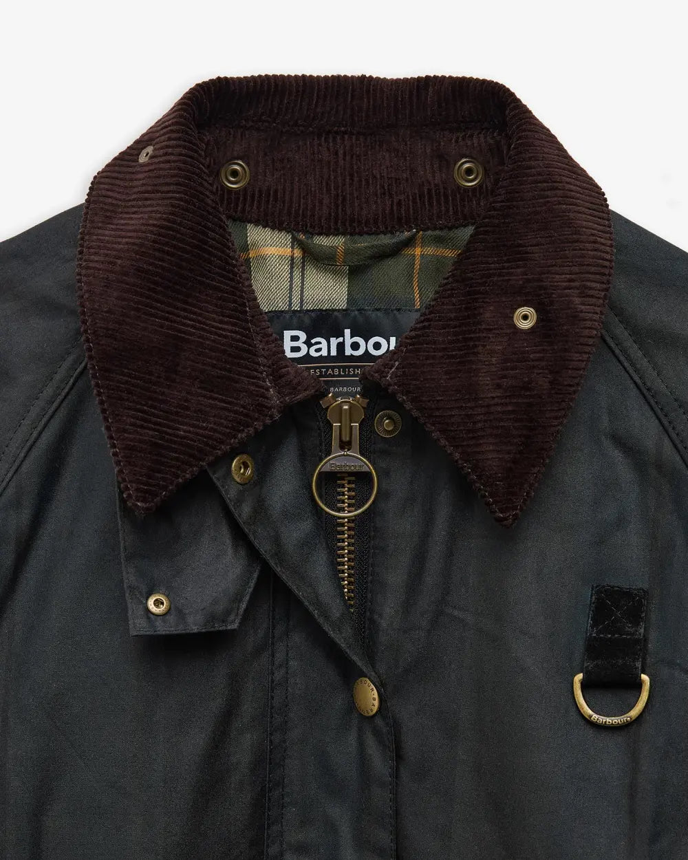 BARBOUR DUNDEE TARTAN SPEY WAXED JACKET - DUNDEE TARTAN/ ANCIENT
