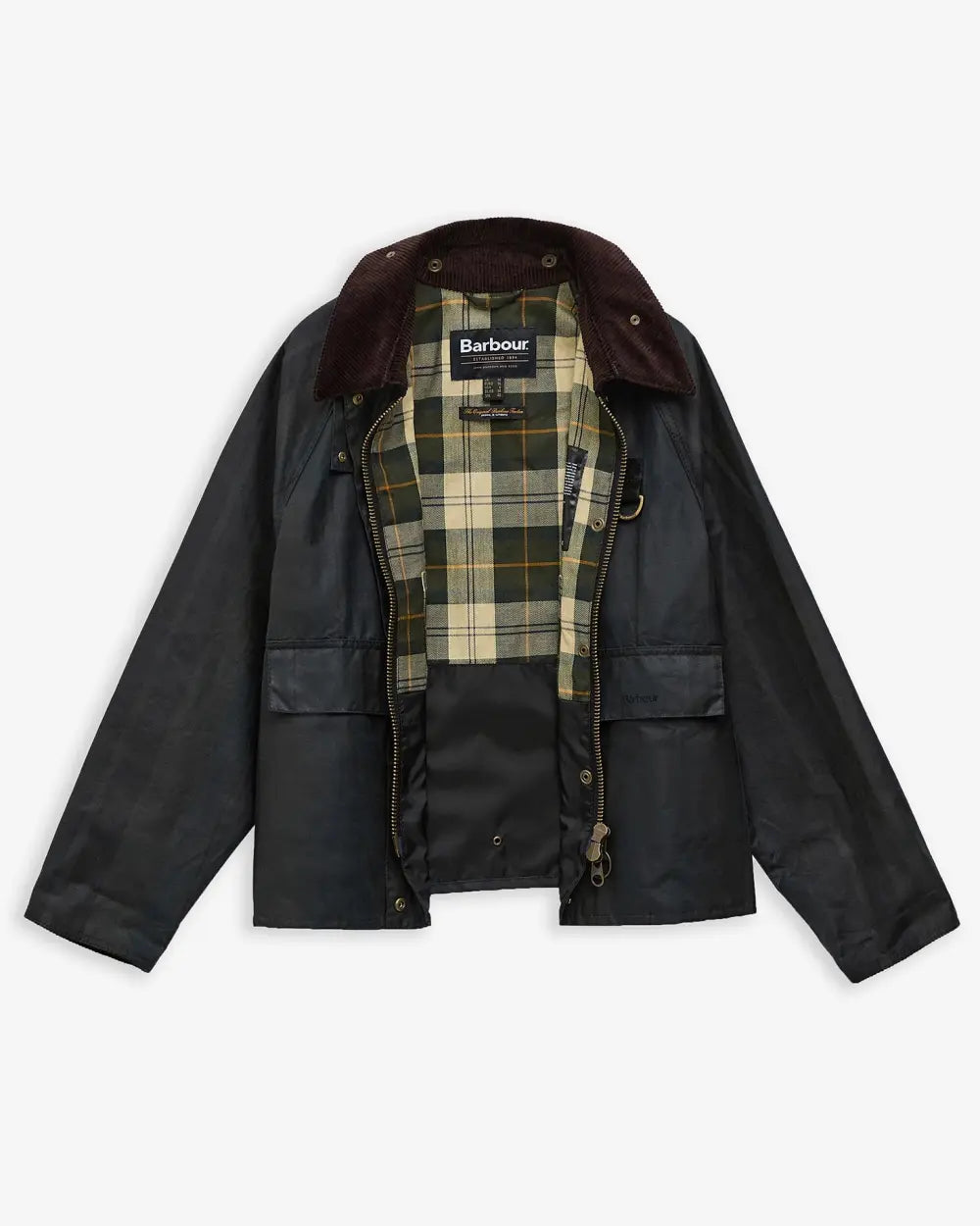 BARBOUR DUNDEE TARTAN SPEY WAXED JACKET - DUNDEE TARTAN/ ANCIENT
