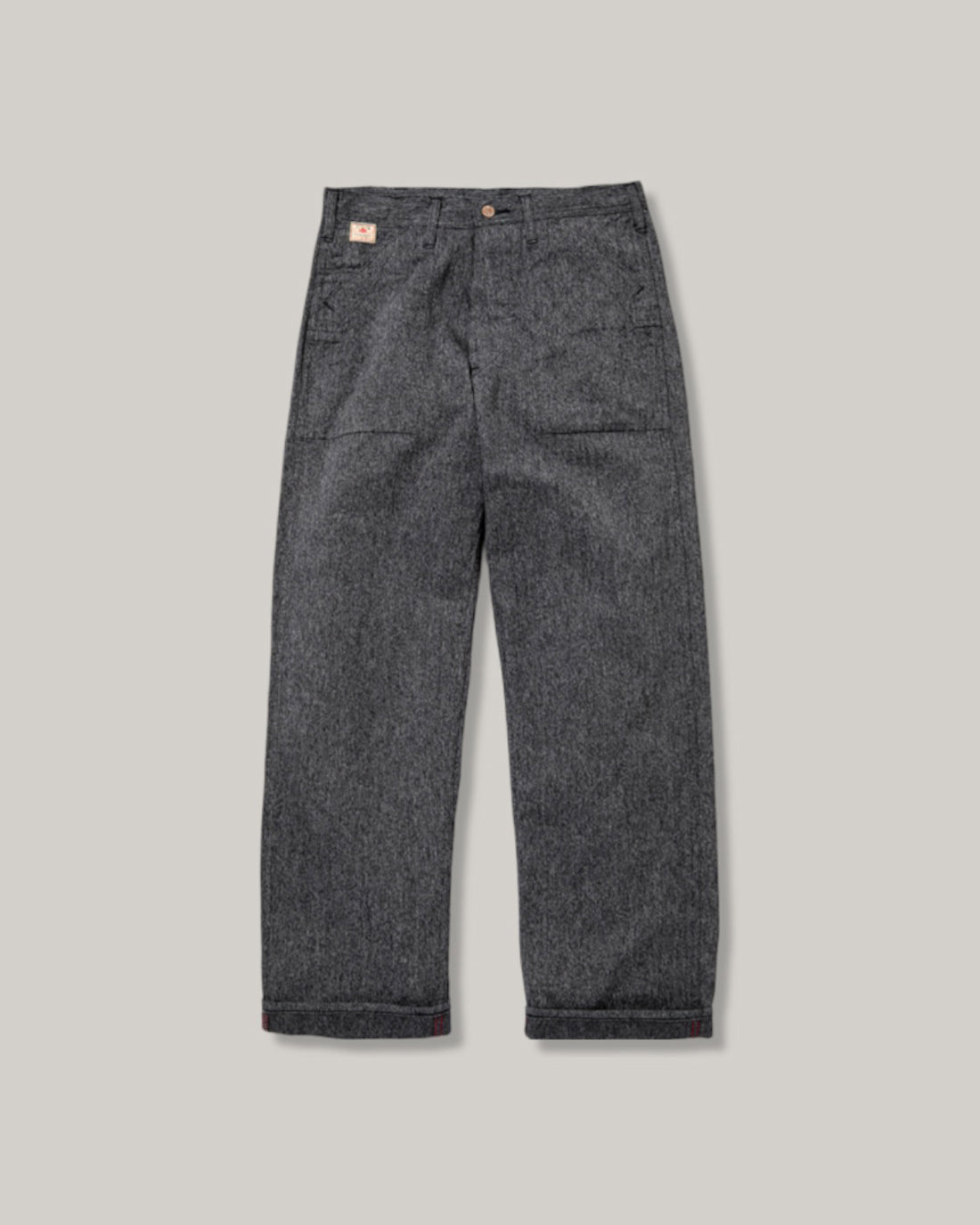 SUGARCANE 9oz. COVERT ENGINEER PANTS - BLACK