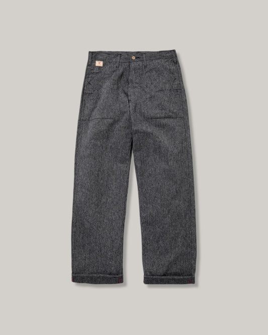 SUGARCANE 9oz. COVERT ENGINEER PANTS - BLACK