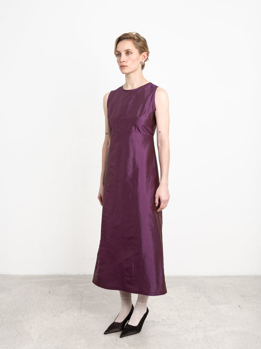 CAWLEY SILK DUPION ERIKA DRESS