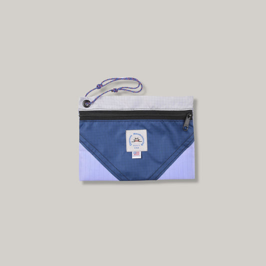 EPPERSON MOUNTAINEERING ZIPPER POUCH - PURPLE/WHITE/BLUE