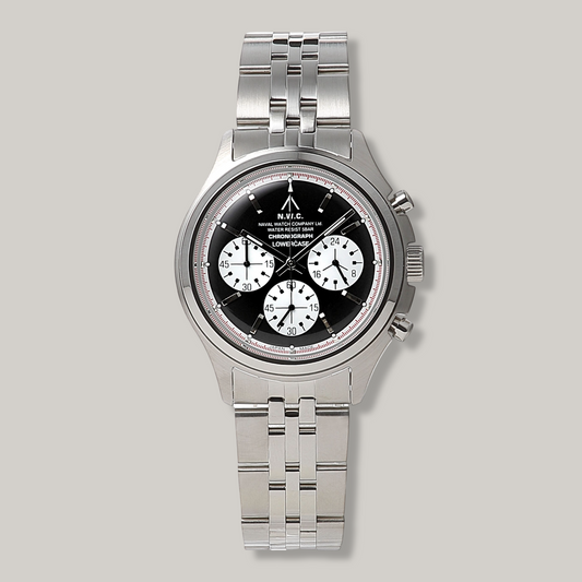 Naval Watch Co. FRXC012 Chronograph 3links S/S Metal strap