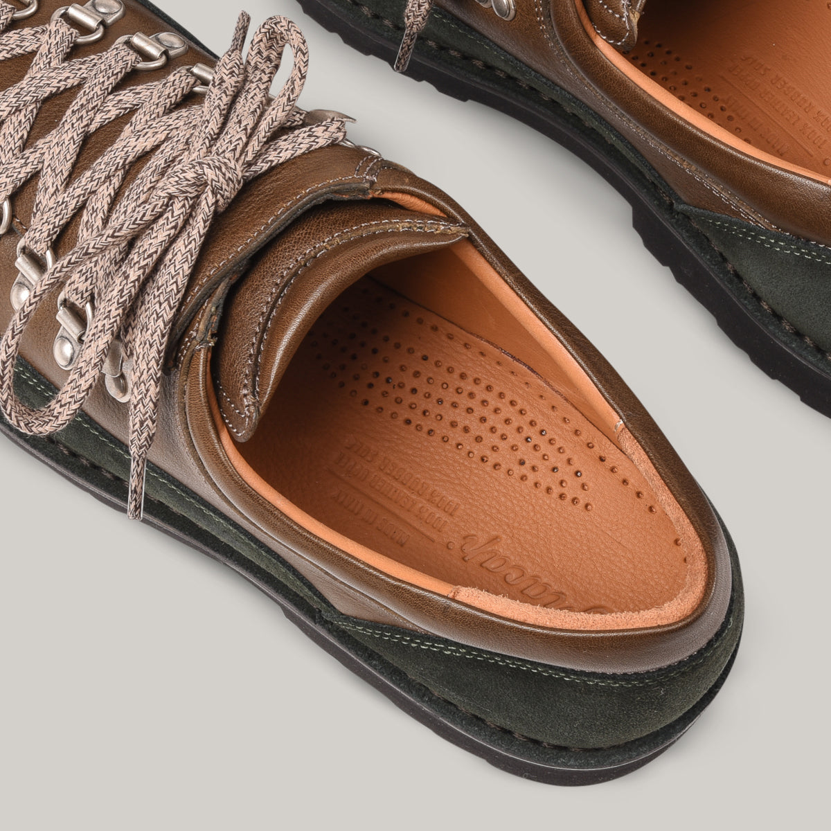 FRACAP MA187 SHOE - OLIVE / SUEDE
