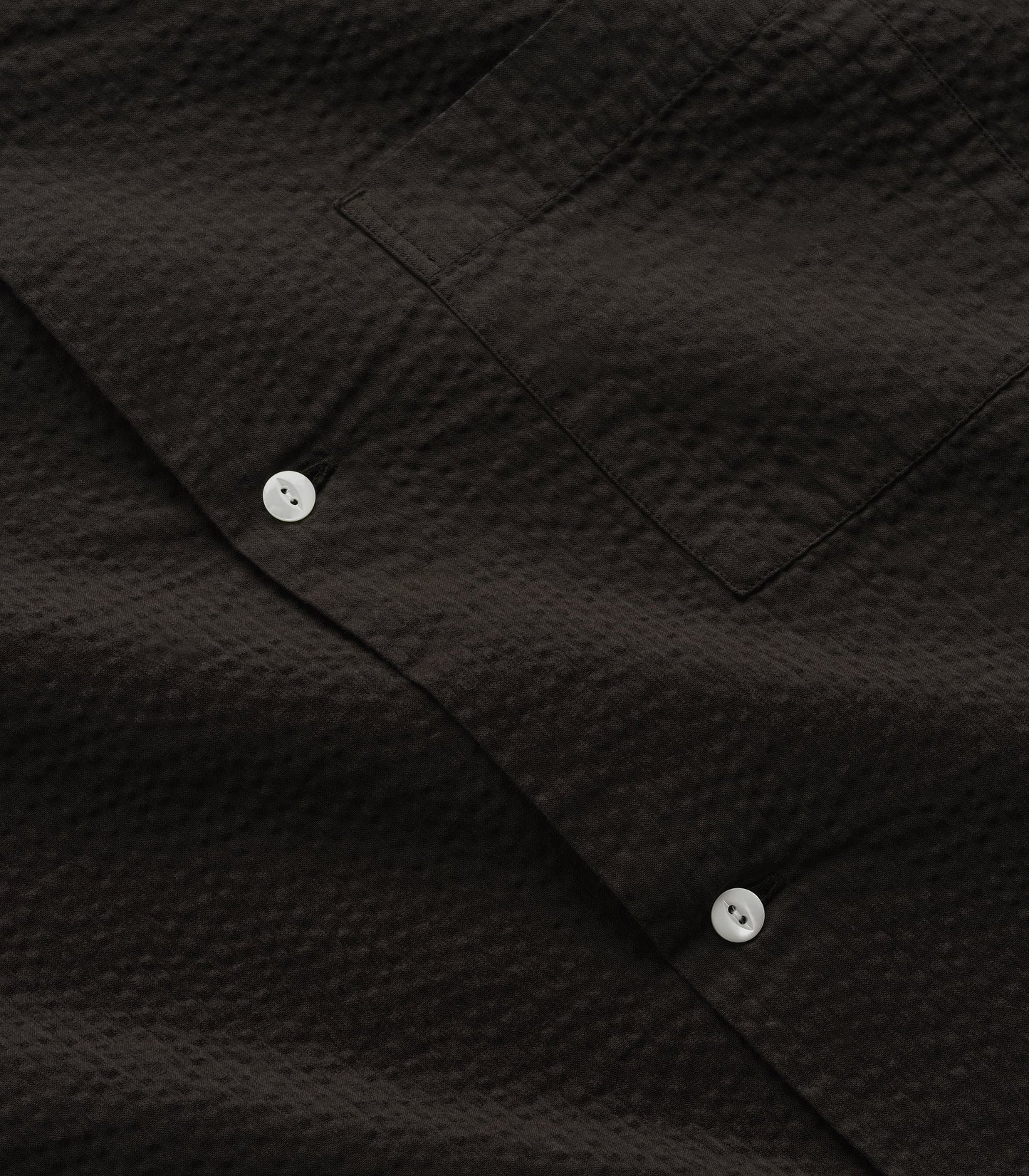 FULTON SEERSUCKER SHIRT - BROWN