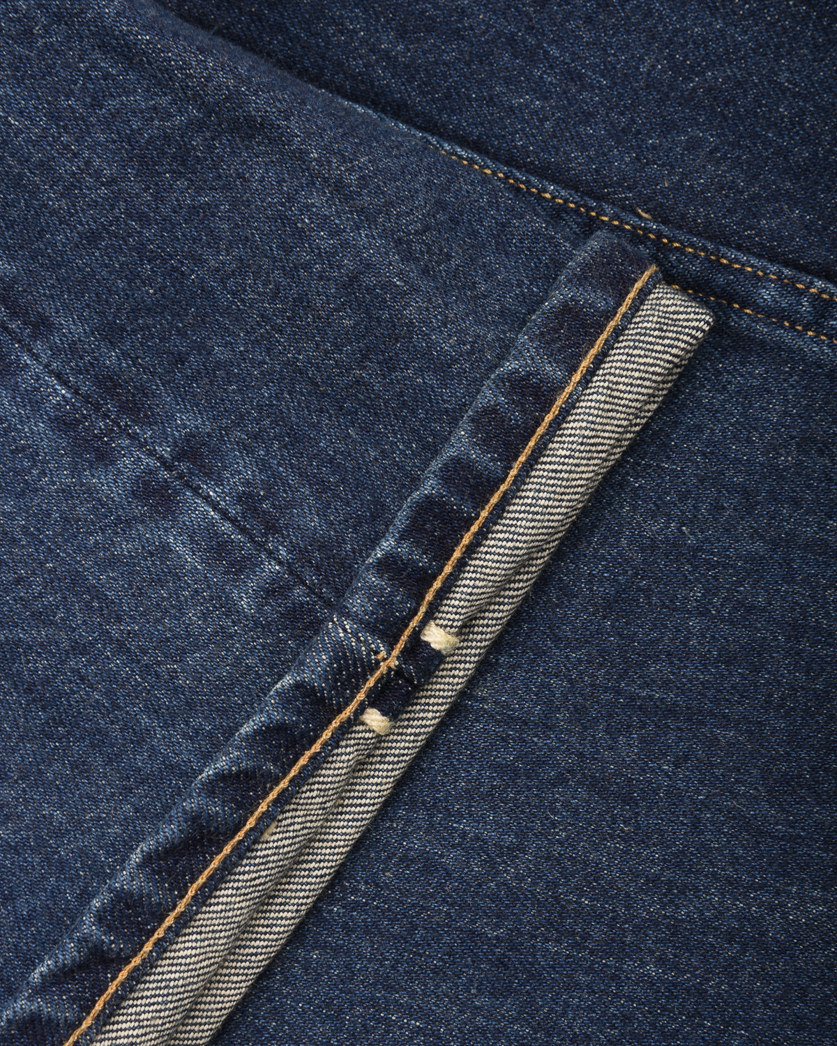 CIOTA WIDE BAGGY 5 POCKET PANTS - DEEP BLUE
