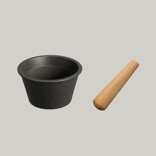 KINTO TAKU PESTLE AND MORTAR - BLACK