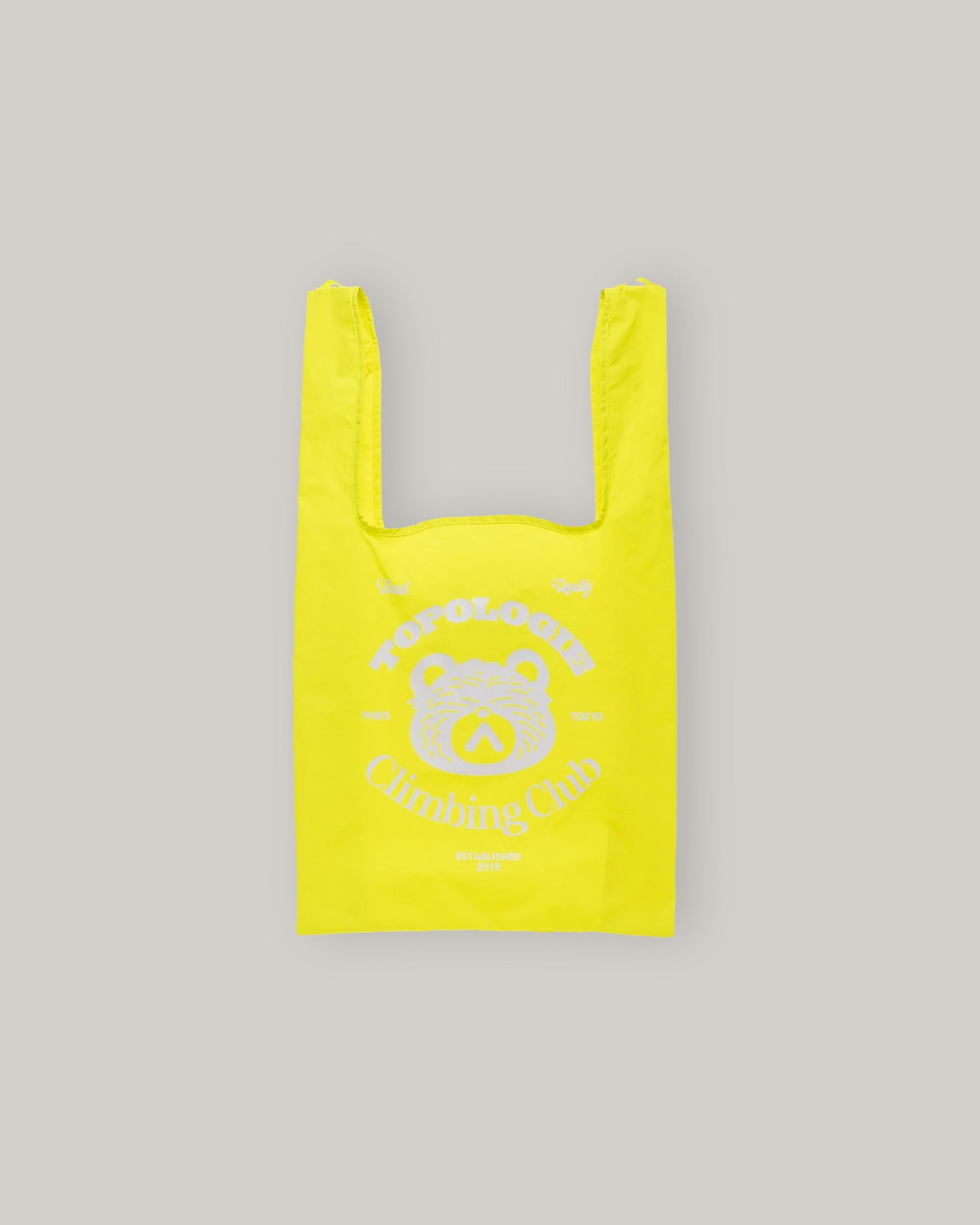 TOPOLOGIE KONBINI BAG NEON YELLOW PAPERY