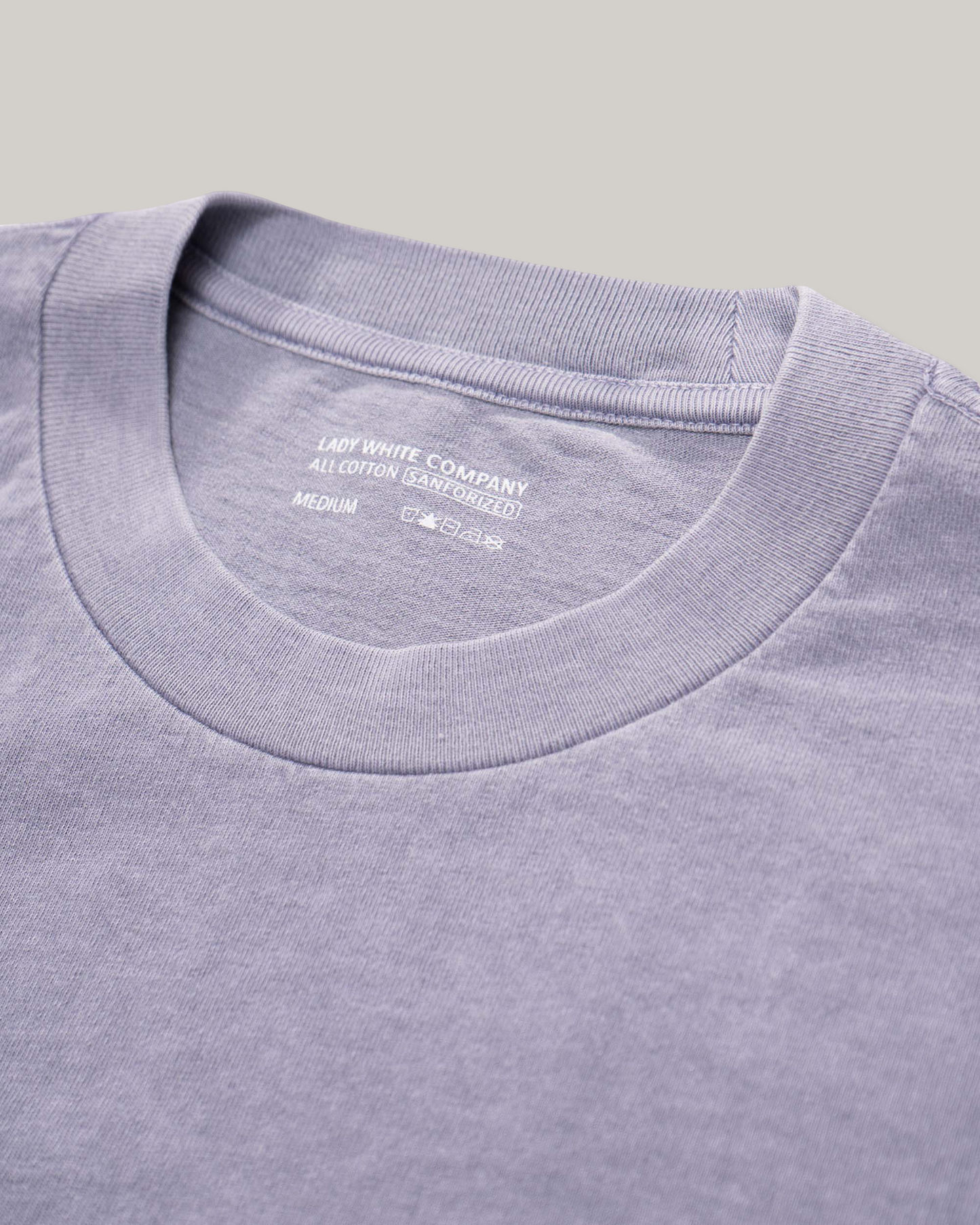 LADY WHITE CO. MUNICIPAL TEE - LILAC GREY