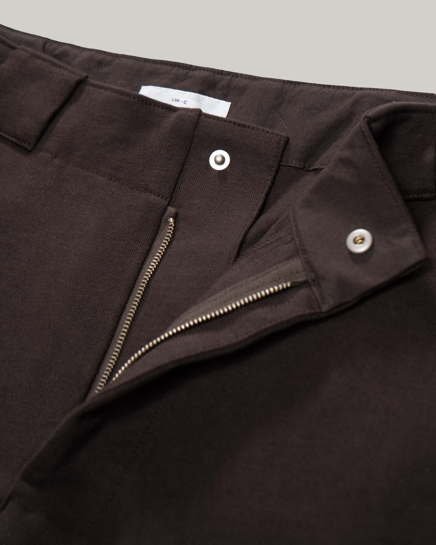 LADY WHITE CO. JERSEY TROUSER - BLACK MUSHROOM