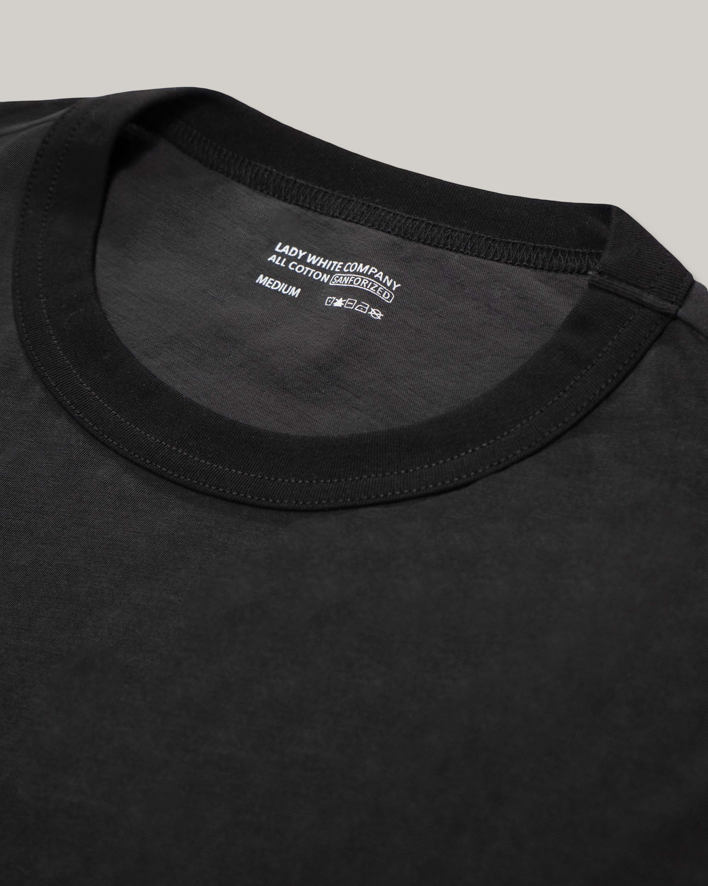 LADY WHITE CO. DRY-LITE LS T-SHIRT - PIGMENT CHARCOAL