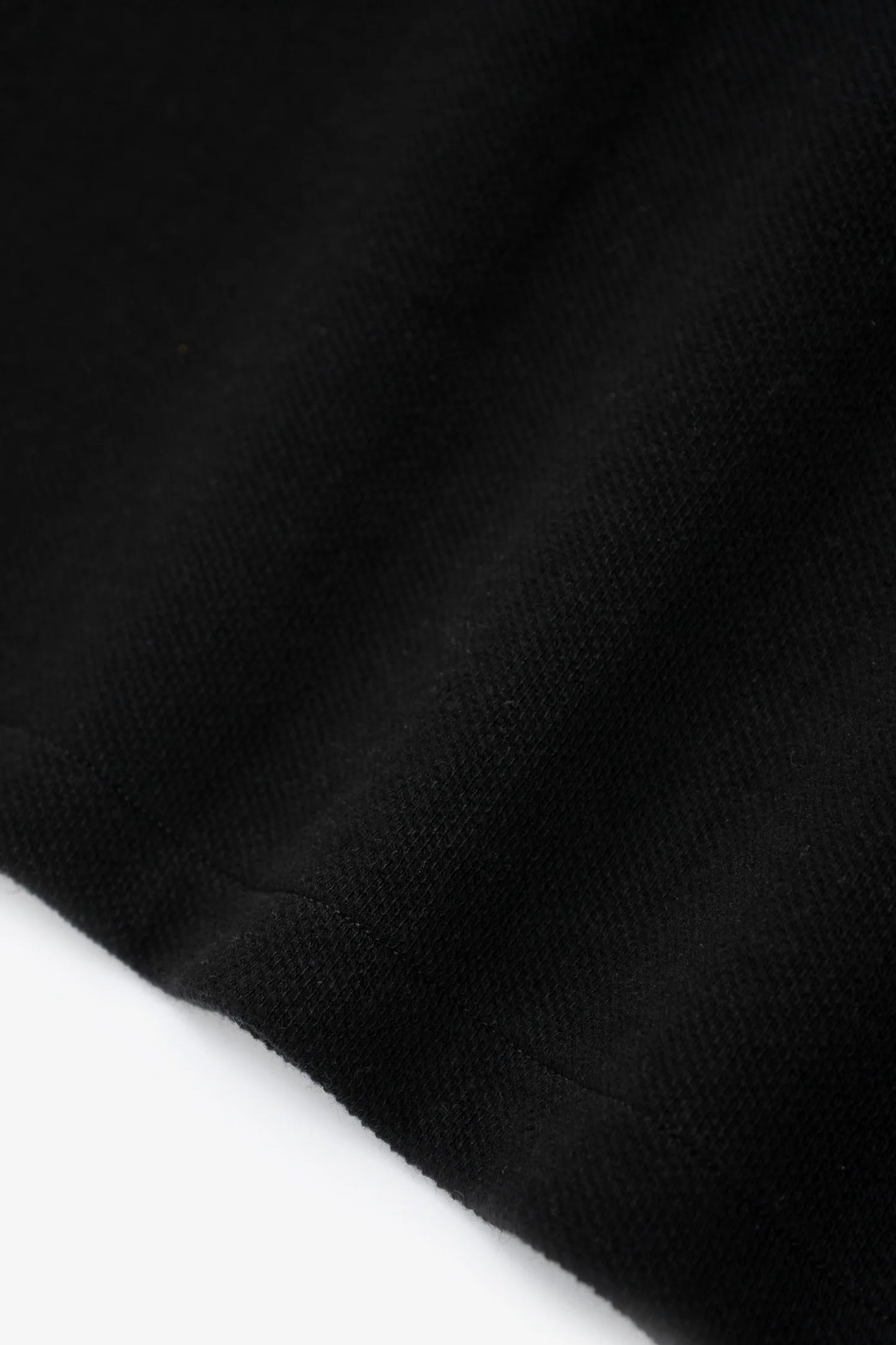 LADY WHITE CO. DOUBLE KNIT POLO - BLACK