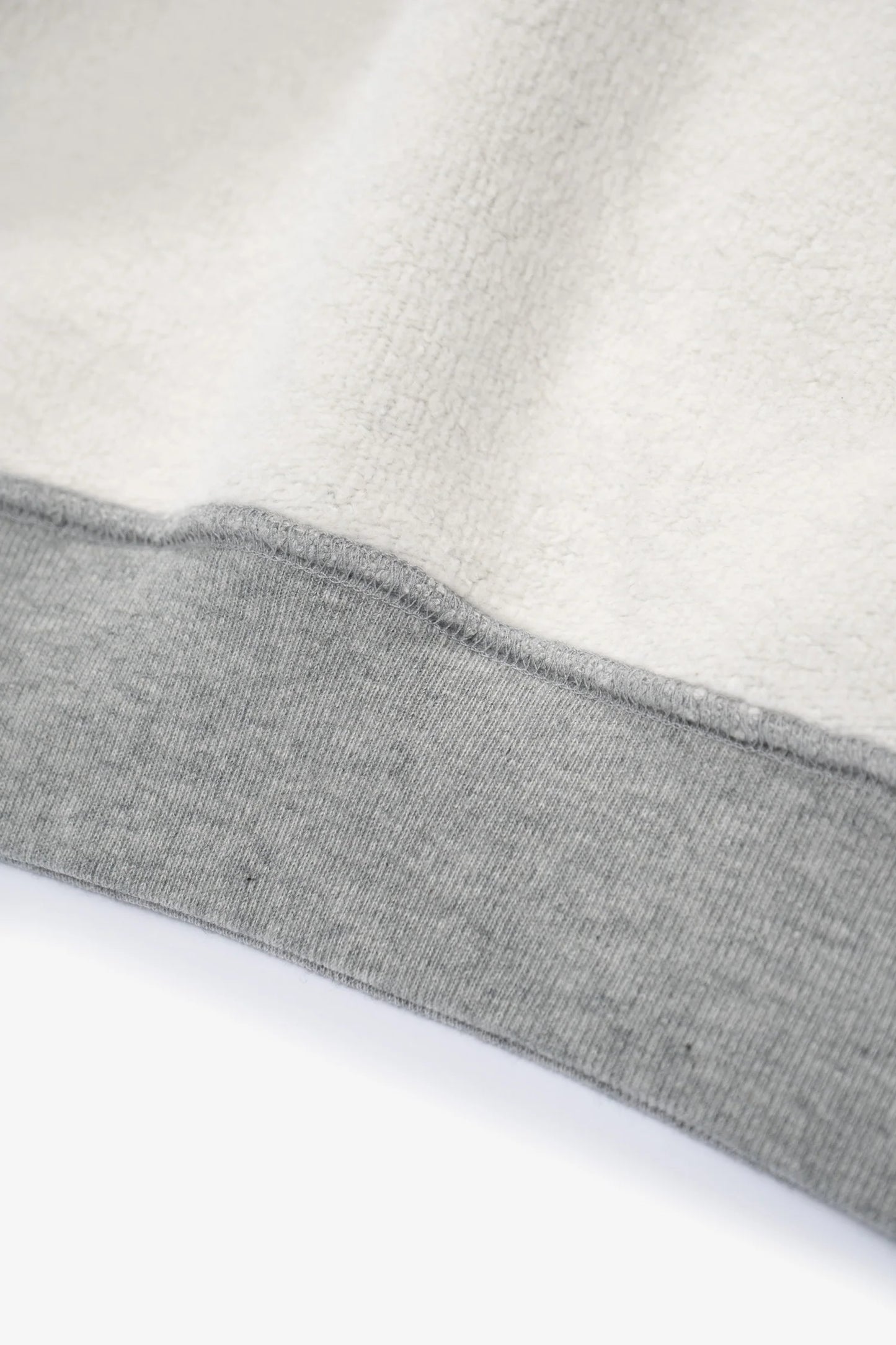 LADY WHITE CO. MINI CREWNECK - REVERSE HEATHER GREY