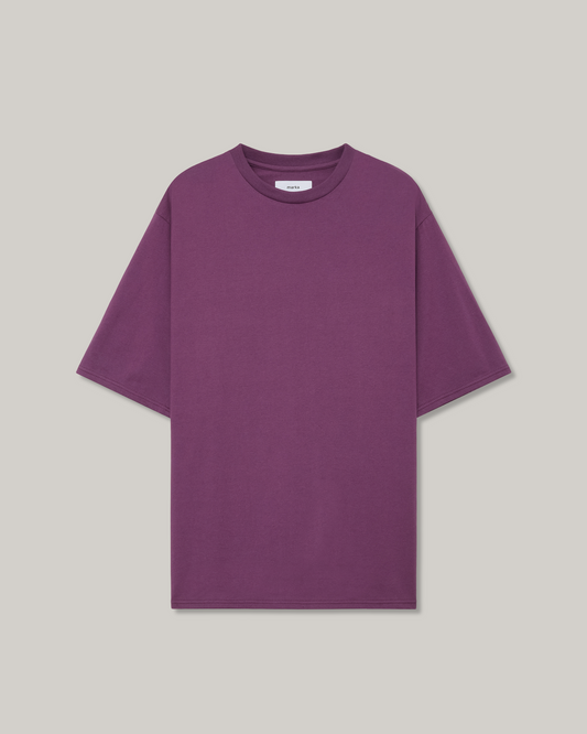 MARKA CREW NECK TEE - PURPLE