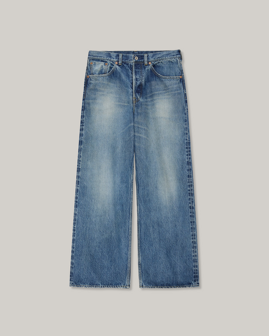 MARKA WIDE LEG JEANS - USED WASHED